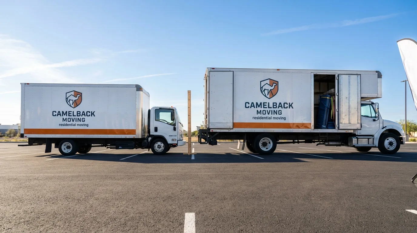 Moving truck size capacity guide in Stewartstown